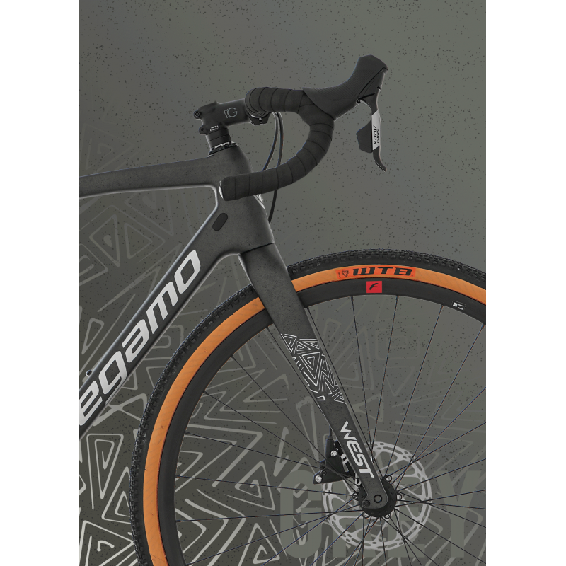 Gravel bike MEGAMO new WEST 15 carbonio SHIMANO GRX 2X10 2025