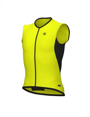 Gilet da ciclismo ALÉ - R-EV1 CLIMA PROTECTION 2.0 THERMO - giallo M